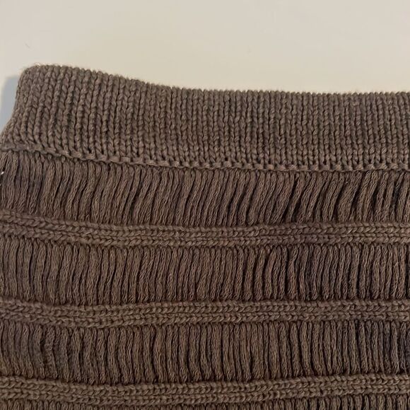 Vivienne Tam Urban Jungle Brown Cotton Women's Skirt Size Petite Small NWT - Picture 12 of 12